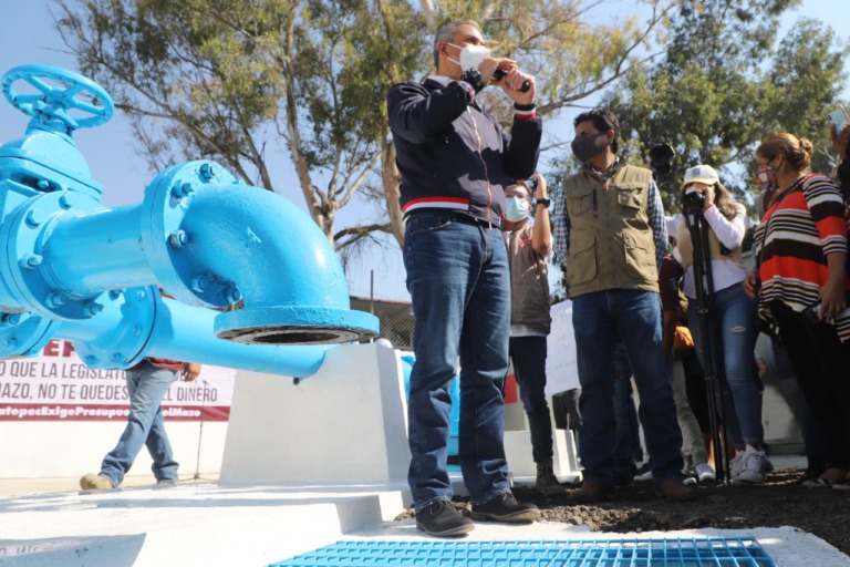 Ecatepec rescata pozo abandonado por el gobierno del Edomex; ahora genera 3 millones de litros de agua al día