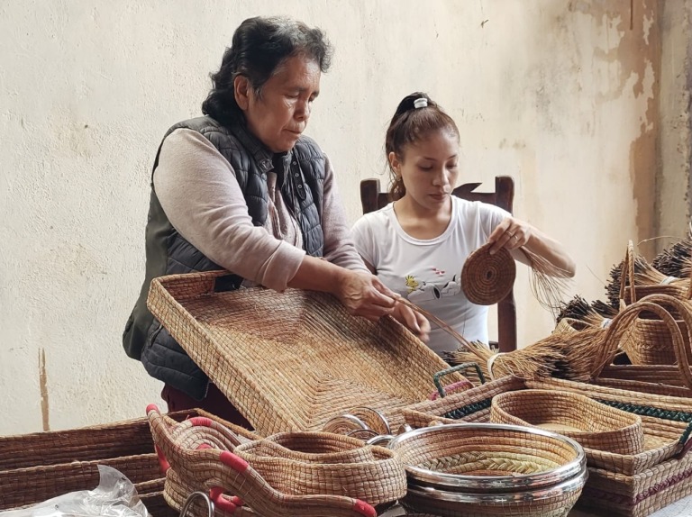 CREAN ARTESANÍAS SUSTENTABLES A BASE DE OCOXAL
