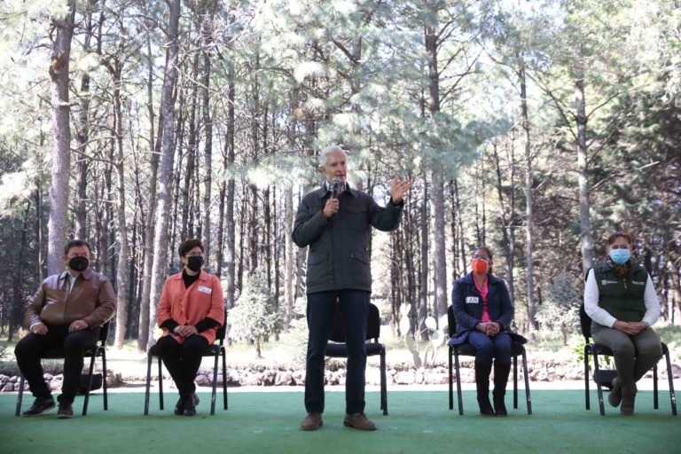 PONE EN MARCHA ALFREDO DEL MAZO CAMPAÑA DE ACOPIO DE ÁRBOLES DE NAVIDAD Y ENTREGA APOYOS FORESTALES POR MÁS DE 6 MDP