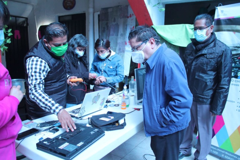 Realiza ICATI jornada de servicio comunitario en Nezahualcóyotl