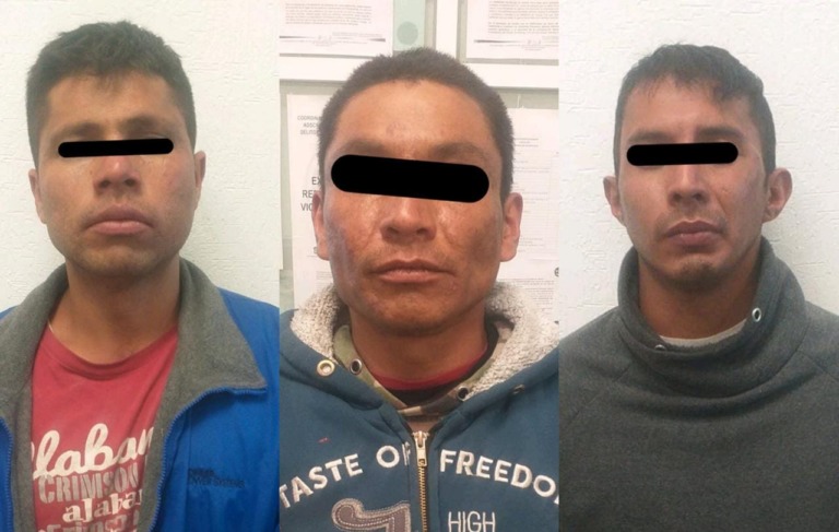 Policía de Ecatepec recupera tráiler robado y detiene a tres presuntos delincuentes
