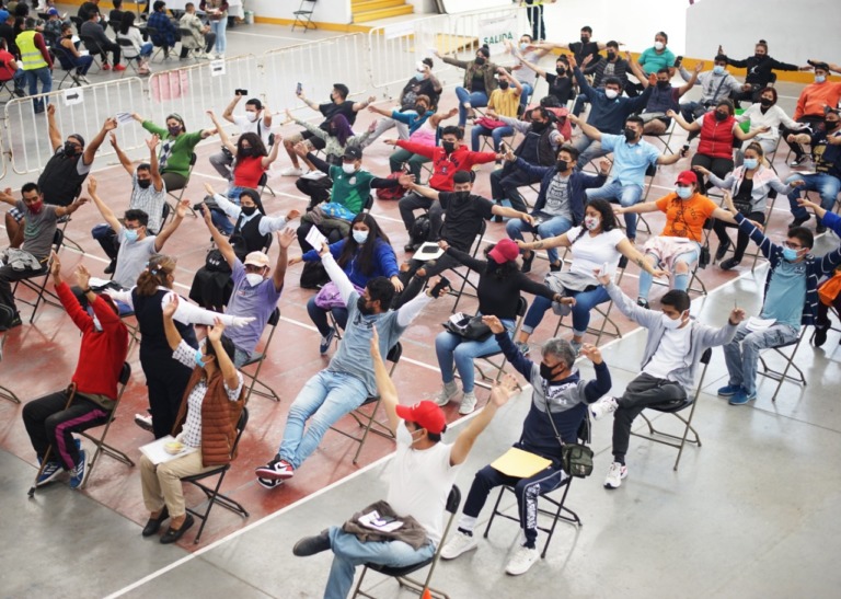 Ecatepec aplica segunda dosis a adolescentes y primera a rezagados de cualquier edad