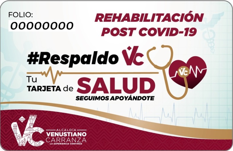 En Venustiano Carranza se entregarán tarjetas de salud para rehabilitación post Covid-19