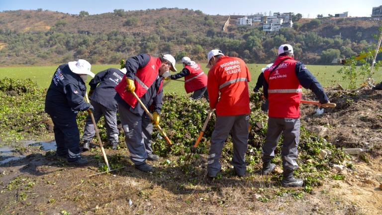 INICIA CAEM SANEAMIENTO DE LA PRESA MADÍN