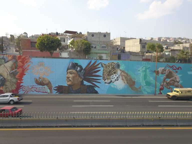 Artistas de Ecatepec pintan más de 150 murales de arte urbano para recuperar espacios públicos y restaurar la paz