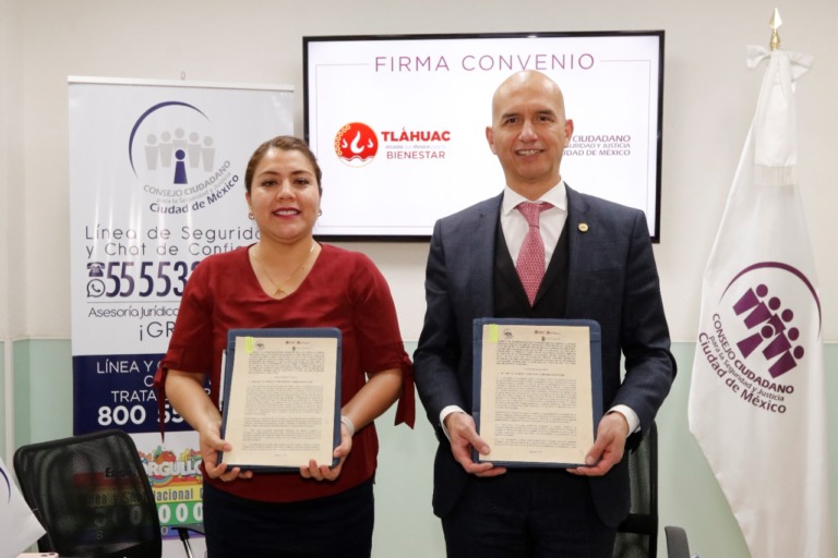 FORTALECEN CONSEJO CIUDADANO Y ALCALDÍA TLÁHUAC COMBATE ATRATA DE PERSONAS Y EXTORSIÓN