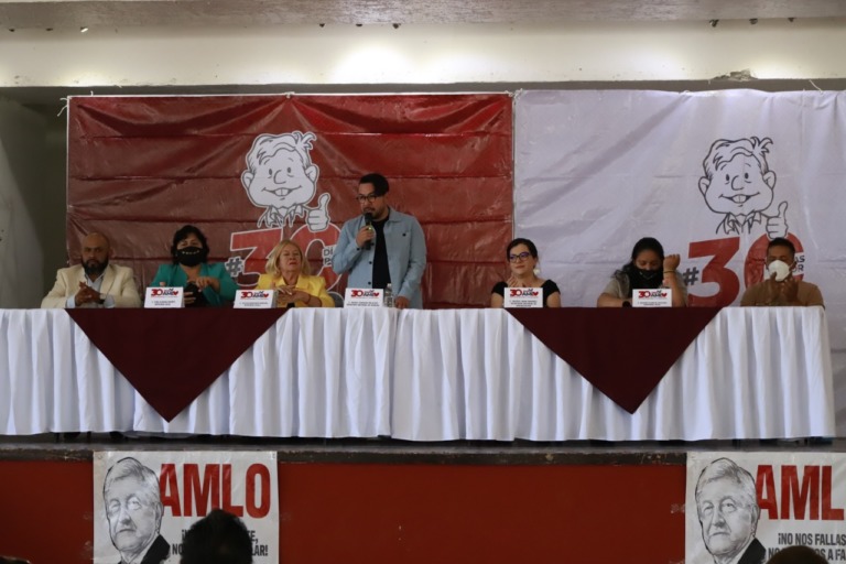 Los ciudadanos que apoyan al presidente son mucha pieza para el INE: Daniel Serrano