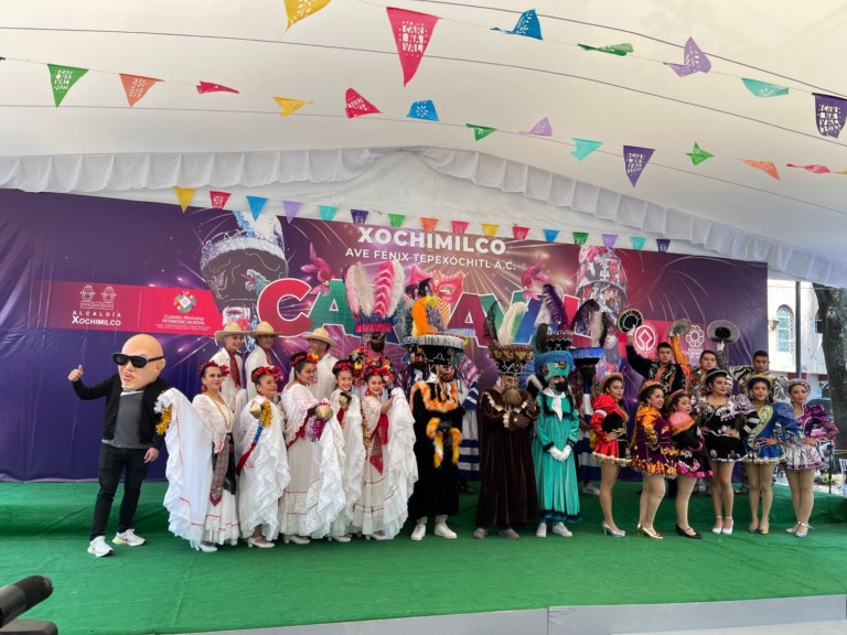 Con Chinelos, colores y música, vuelve el carnaval de Xochimilco, 2022