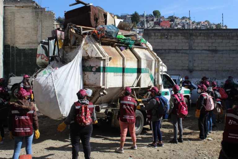 LIMPIA GOBIERNO CAPITALINO BARRANCAS EN LA MAGDALENA CONTRERAS