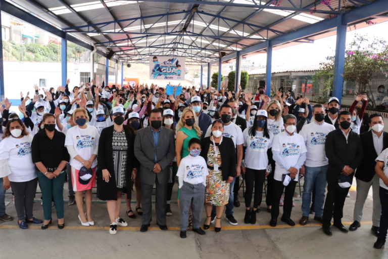 COMIENZA LA INSTALACIÓN DE SISTEMAS CAPTADORES DE AGUA DE LLUVIA EN ESCUELAS DE HUIXQUILUCAN