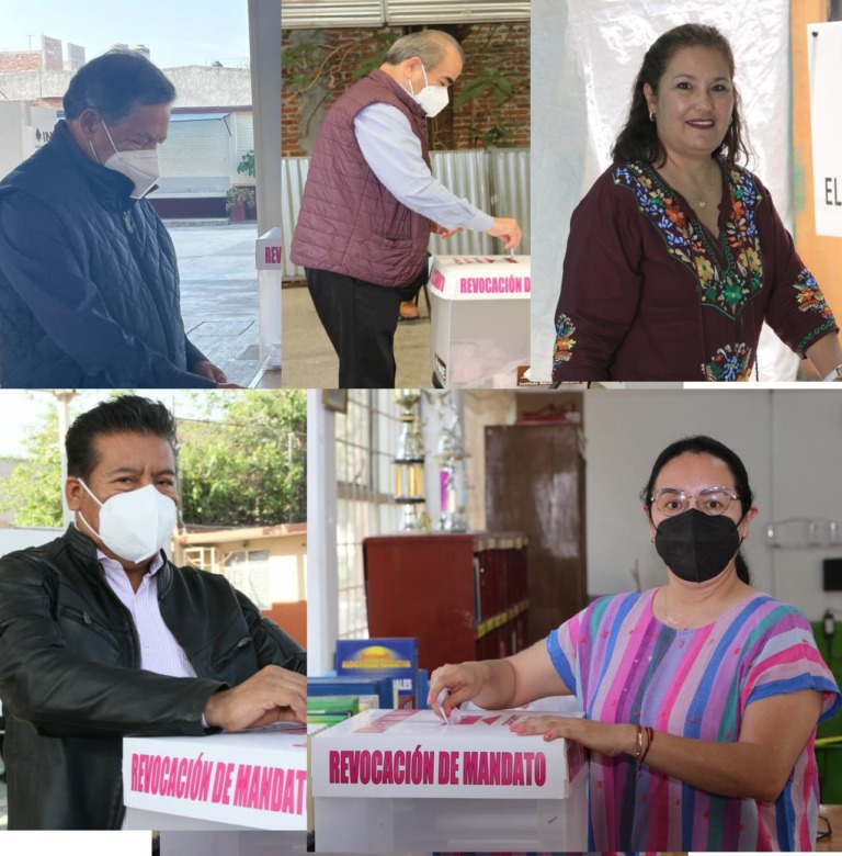 Acuden líderes de Morena en el estado de México a ejercer su voto