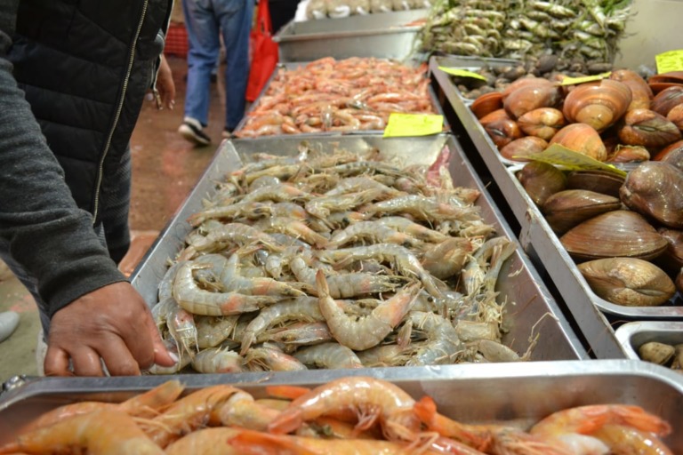 Verifican la venta de pescados y mariscos en temporada de cuaresma