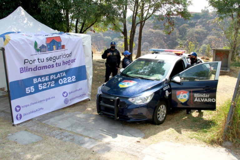 POR SEMANA SANTA SE ESTABLECE OPERATIVO DE SEGURIDAD EN ÁLVARO OBREGÓN
