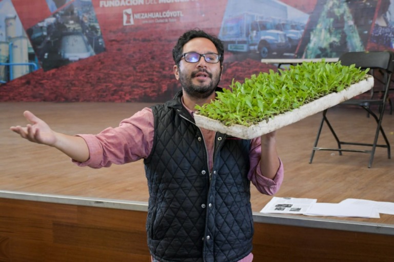 Se instalan cerca de mil unidades de producción agroecológica y huertos urbanos en Nezahualcóyotl