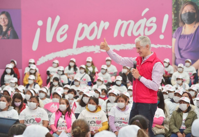 Retoman la entrega del salario Rosa en el Estado de México