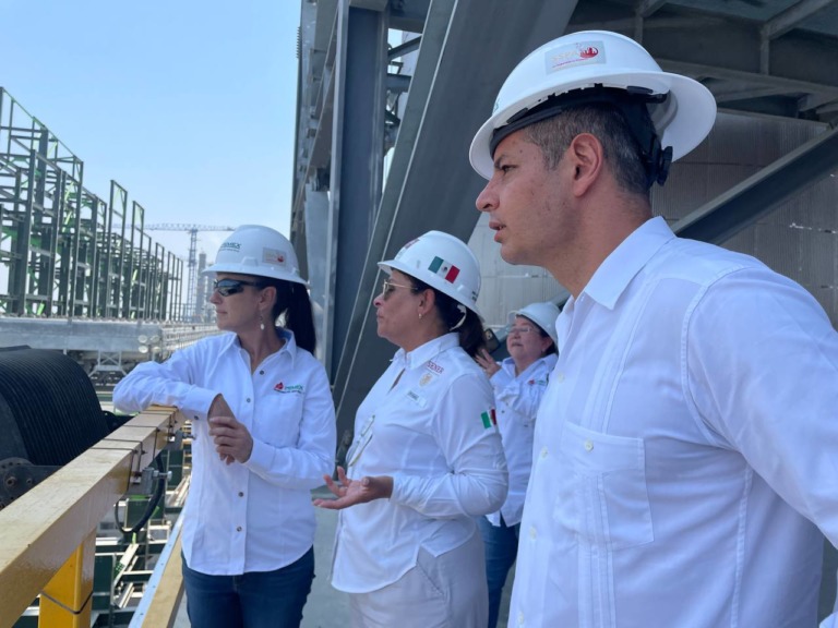 Visita Claudia Sheinbaum Refinería Olmeca en Dos Bocas, Tabasco