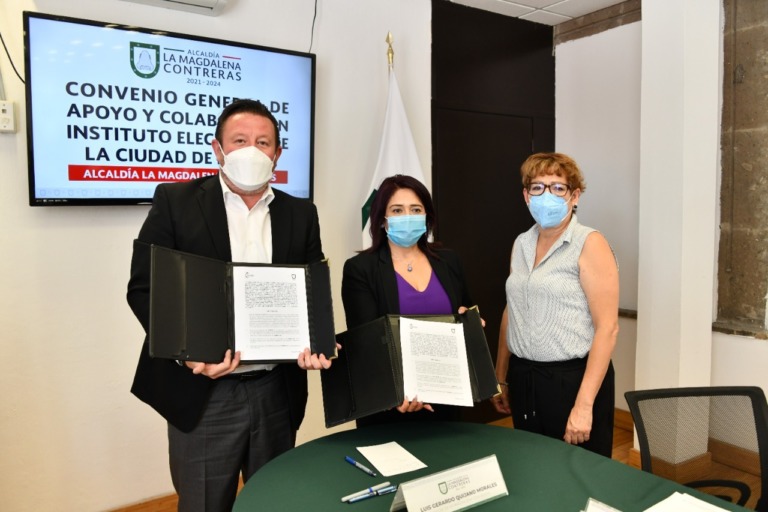 Buscan IECM y alcaldía Magdalena Contreras fortalecer espacios de interacción con la sociedad