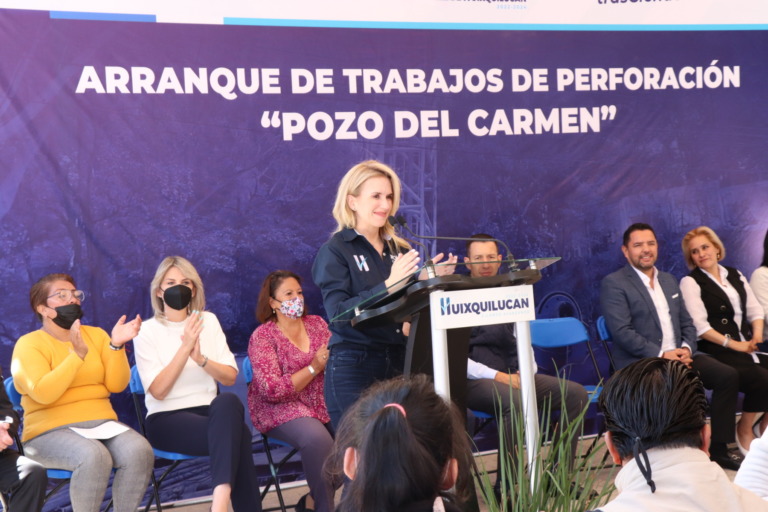 INICIA HUIXQUILUCAN PERFORACIÓN DEL POZO DEL CARMEN PARA ABASTECER A LA ZONA POPULAR BAJA