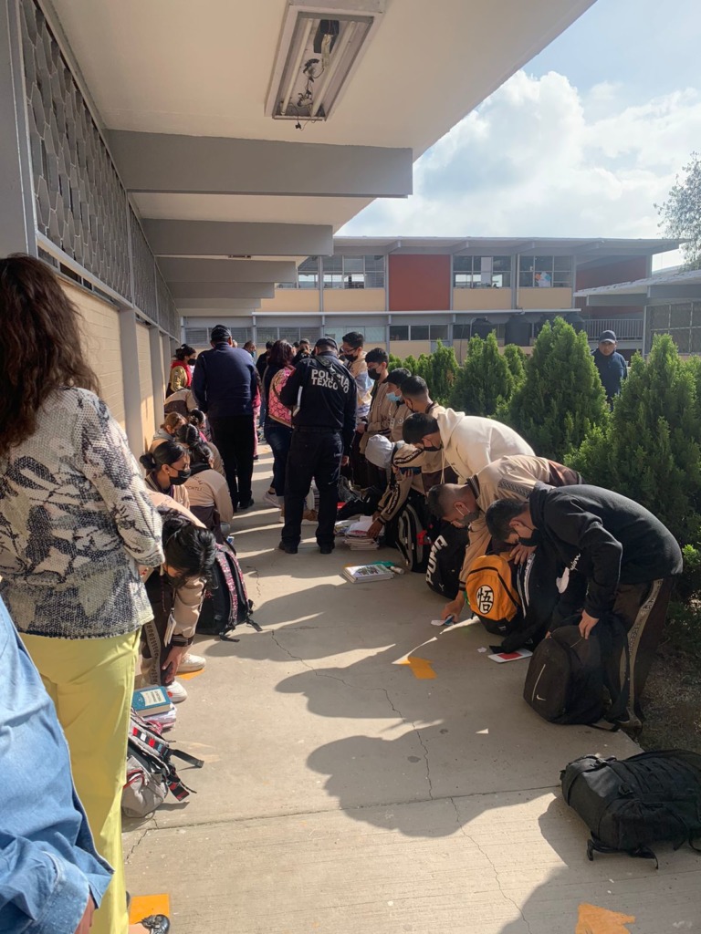 Los operativos mochila segura se realizan en Texcoco a petición de directivos escolares y ante los padres de familia