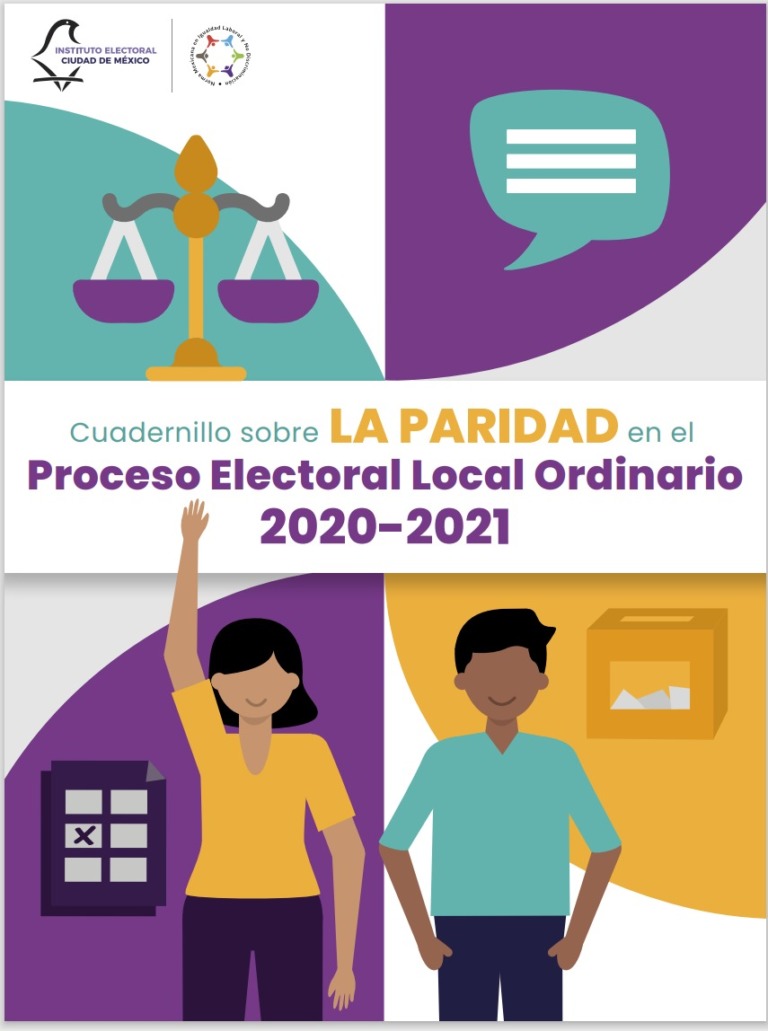 Presenta IECM Cuadernillos sobre paridad y acciones afirmativas durante el Proceso Electoral Local Ordinario 2021