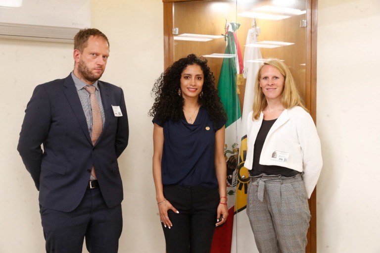 La presidenta de la Comisión de Cambio Climático se reunió con la consejera en Política de Cooperación de Alemania