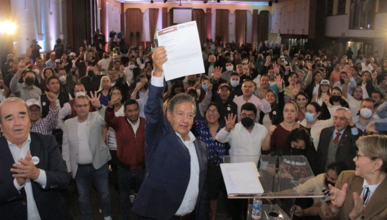 Realiza Higinio Martínez registro para coordinar comités de la 4T en Edomex
