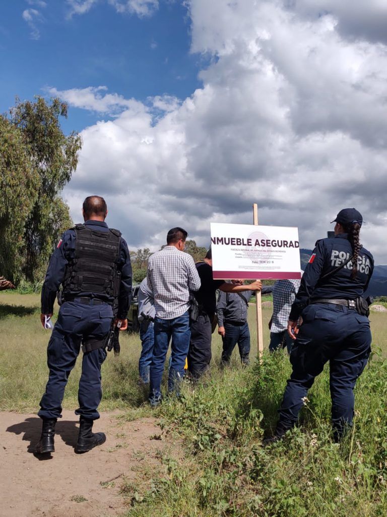 Resguardan predios lotificados de manera irregular en Texcoco