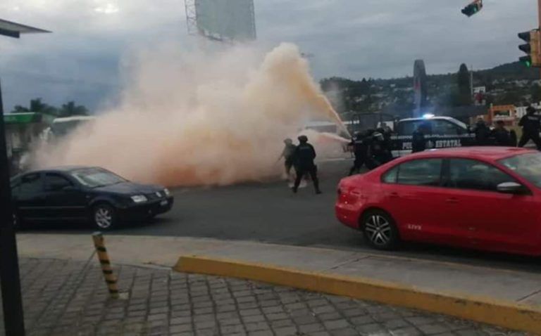 Confirman muerte de normalista en Tlaxcala, agredida por policías