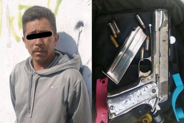 Policía de Ecatepec detiene a presunto extorsionador de conductores de transporte público