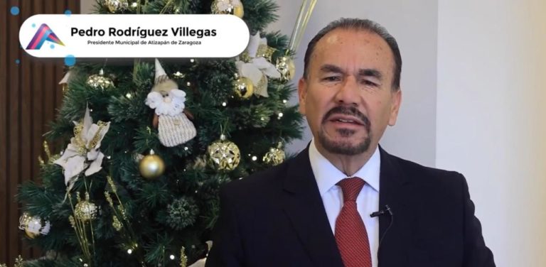Desea Pedro Rodríguez feliz nochebuena y navidad a las y los atizapenses