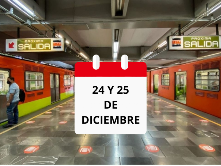 Horario del Metro y Metrobús en CDMX y Edomex para este 24 y 25 de diciembre 2022