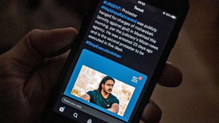 Irán realiza segunda ejecución de persona implicada en protestas