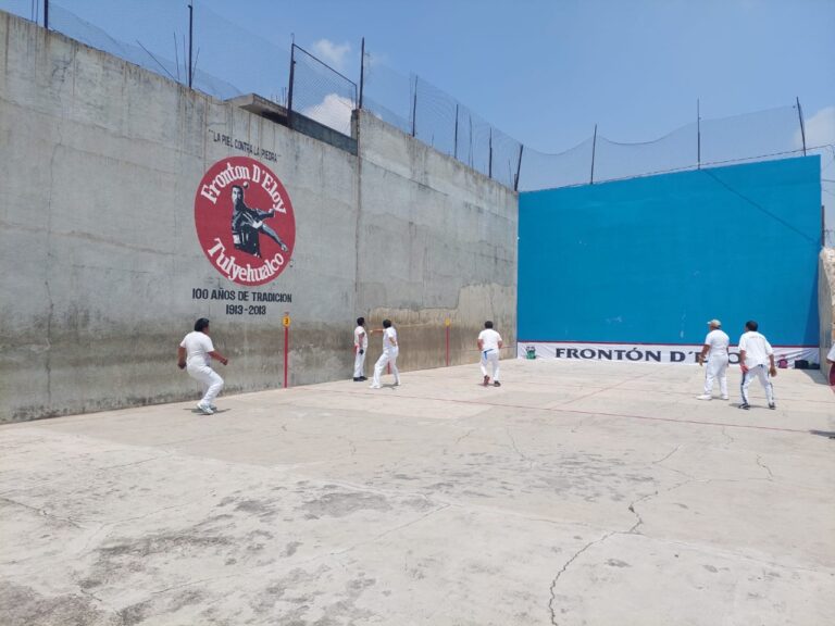 Impulsan en Pueblo de Santiago Tulyehualco a pelotaris mexicanos