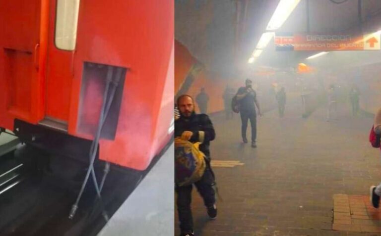 Se desprenden vagones de un tren de la Línea 7 Metro CDMX