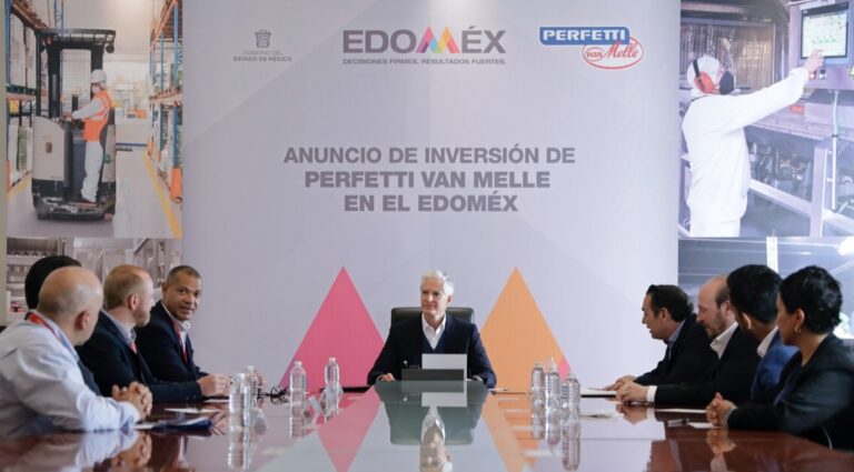 La empresa Perfetti Van Melle invertirá 40 millones de euros en Toluca: Alfredo Del Mazo