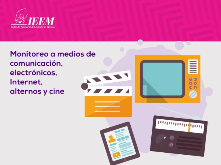 Para una contienda equitativa el IEEM monitoreará a medios de Comunicación