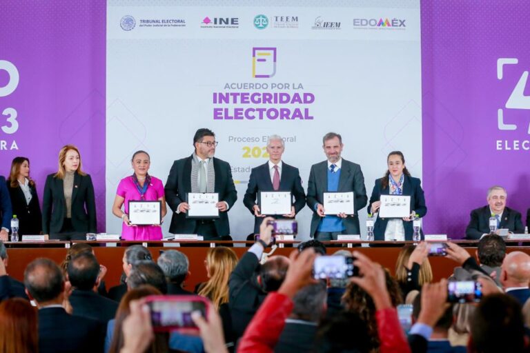 Refrendan compromiso de garantizar transparencia, certeza y seguridad en las elecciones por la gubernatura del Edoméx: Alfredo Del Mazo