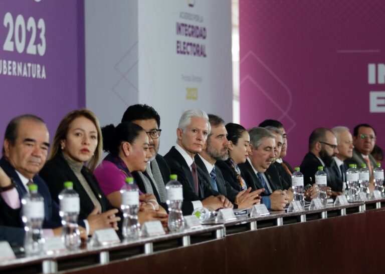 Para una elección transparente firman Acuerdo por la Integridad Electoral 2023 por la Gubernatura del Estado de México