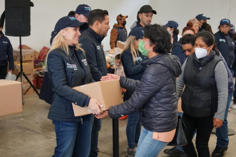 Inicia Huixquilucan entrega de despensas a integrantes de la comunidad indígena
