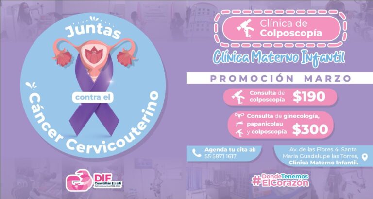 DIF IZCALLI INVITA A LAS MUJERES A REALIZARSE ESTUDIOS PREVENTIVOS DEL CÁNCER CERVICOUTERINO