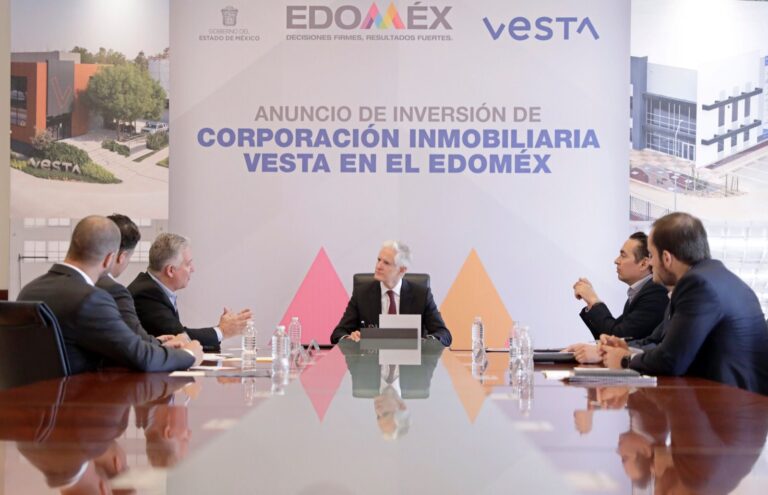 Invertirá Vesta en Cuautitlán Izcalli y Toluca más de 135 mdd en dos proyectos de la empresa: Alfredo Del Mazo