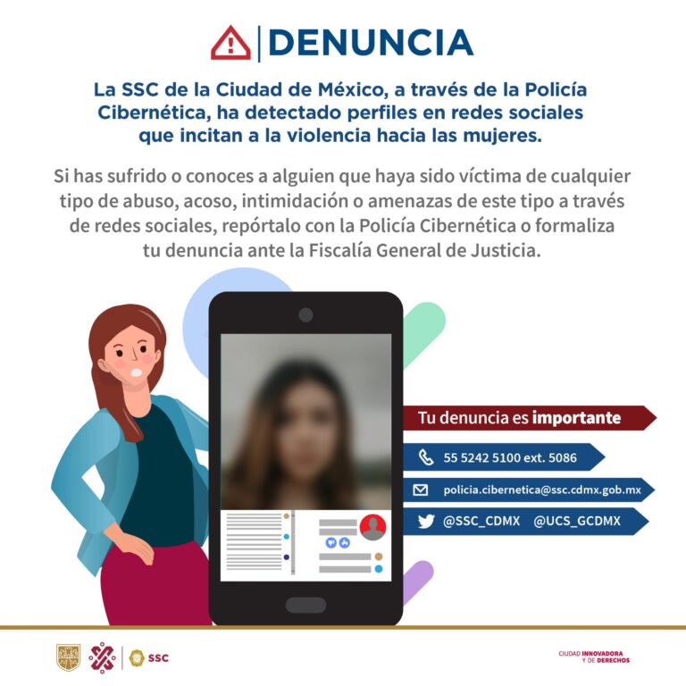 La Policía Cibernética identificó perfiles en redes sociales que incitan a la violencia hacia las mujeres