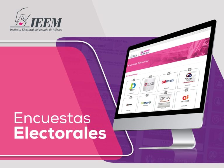 Continúa IEEM con monitoreo de encuestas y sondeos de opinión