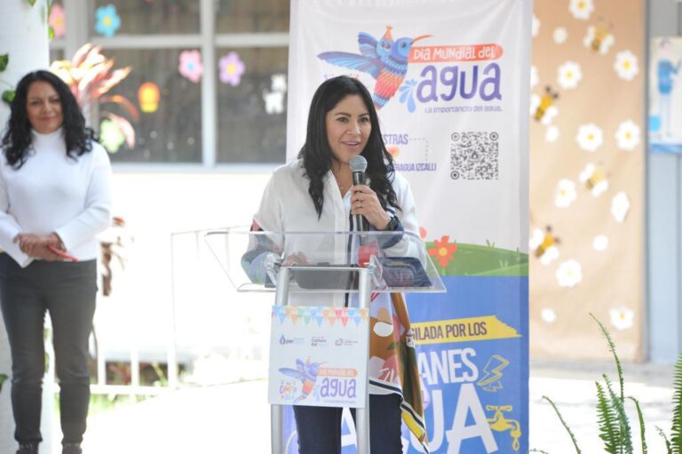 Alumnos de primaria toman protesta como guardianes del agua del municipio