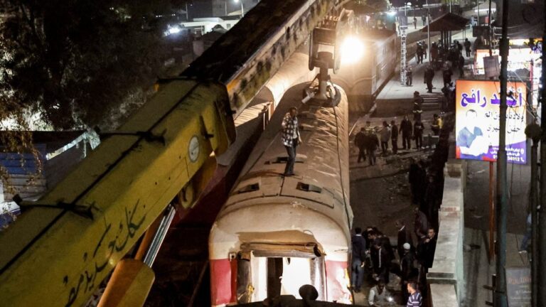 Accidente de tren en Egipto deja cuatro muertos y más de 20 heridos