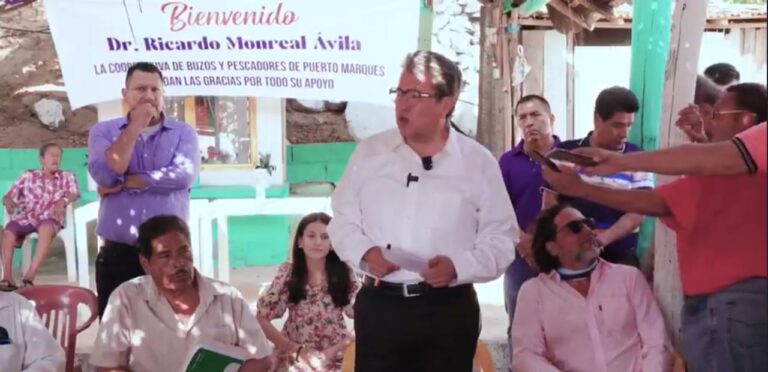 No vamos a dejar solos a los pescadores del país, asegura Ricardo Monreal