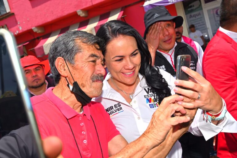 En Tianguistenco y Tenango del Valle Alejandra Del Moral anuncia obras municipales