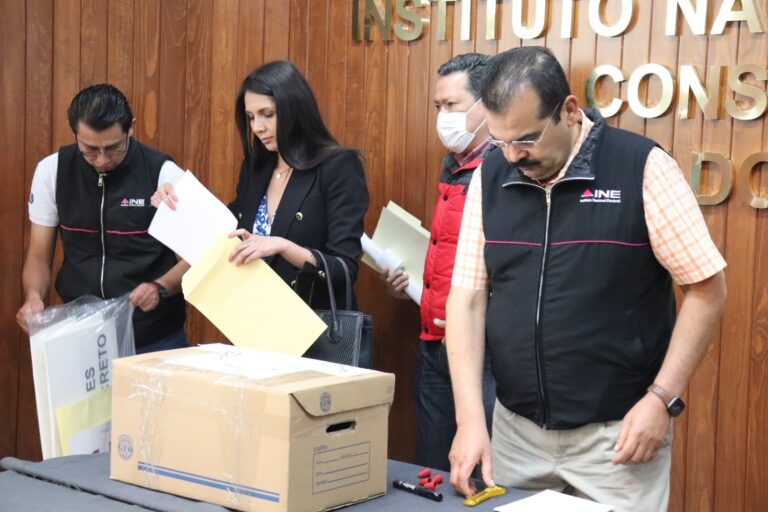 Llegan al INE Edoméx los Votos de las Personas en Prisión Preventiva y Voto Anticipado para la elección de Gobernador