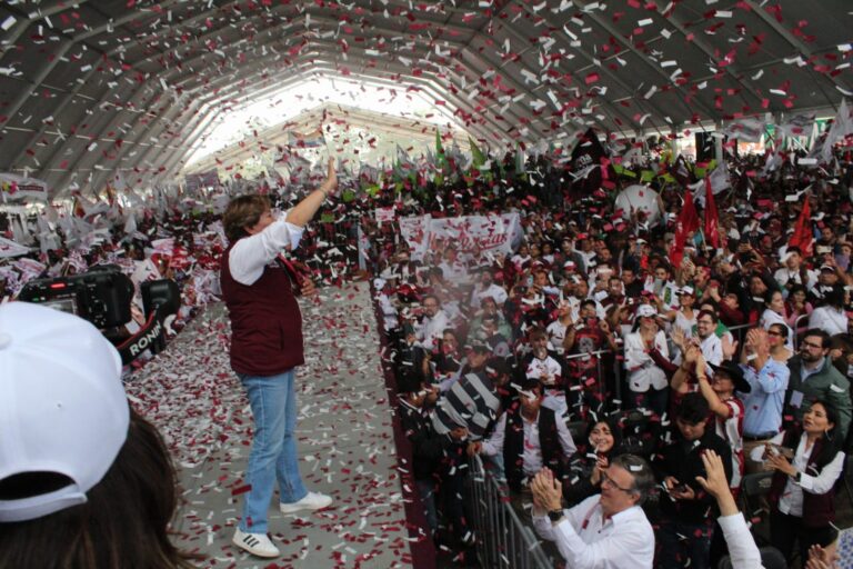 En Valle de Chalco se sella el triunfo de Delfina Gómez