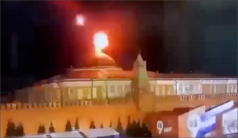 Rusia acusa a Ucrania de atacar el Kremlin con drones; Kiev, lo niega